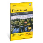Oslo Nordmarka nord Stigkarta Calazo